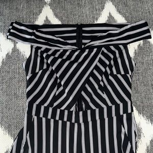 stripped jumpsuit